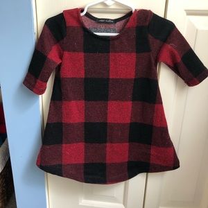 Buffalo check swing dress